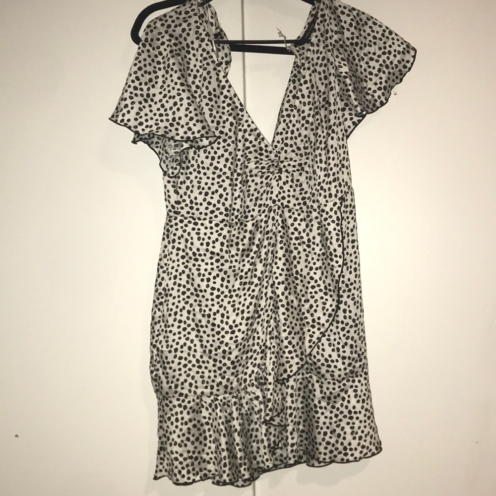 ZARA BASICS black and white dress